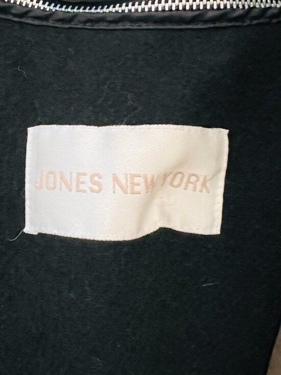 Jones New York Jacket Womens Double Breasted Button Up Trench Coat Size L / 12 P - Picture 16 of 16